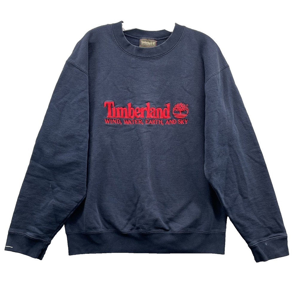 Vintage Timberland Sweatshirt L/XL USA Made Preppy 90s Retro Academia Tenniscore